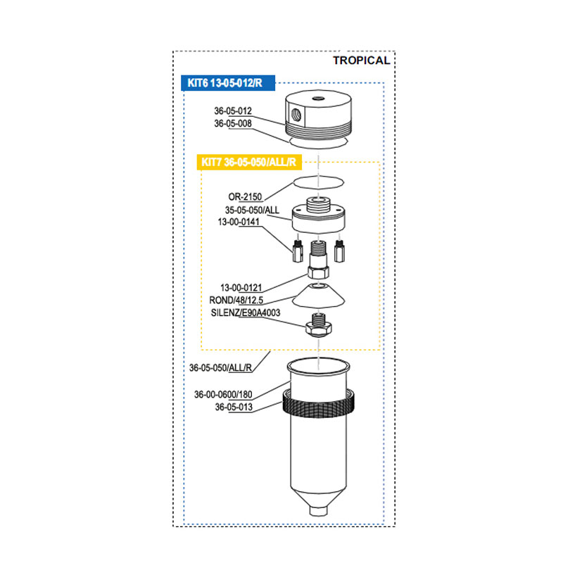 Coltri Condensate Separator G3/8 MCH13-16 Tropical Kit