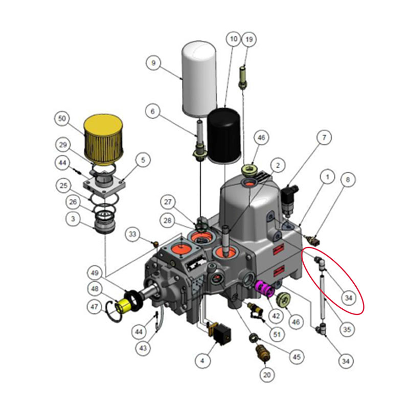 SKU A93581670 · Part #34 Schematic