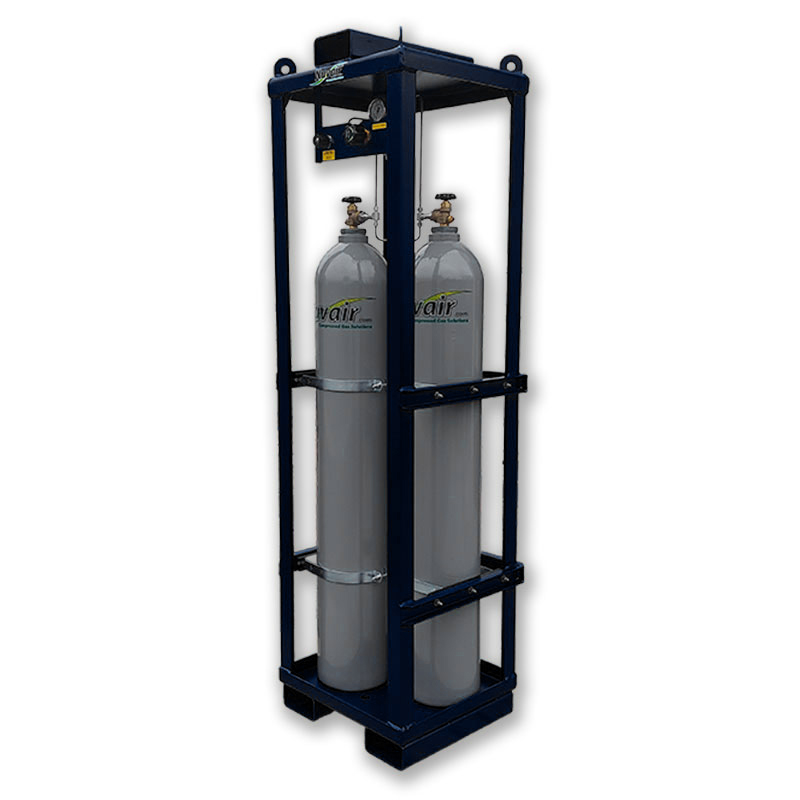 2-Tank Air/Nitrogen Storage Rack