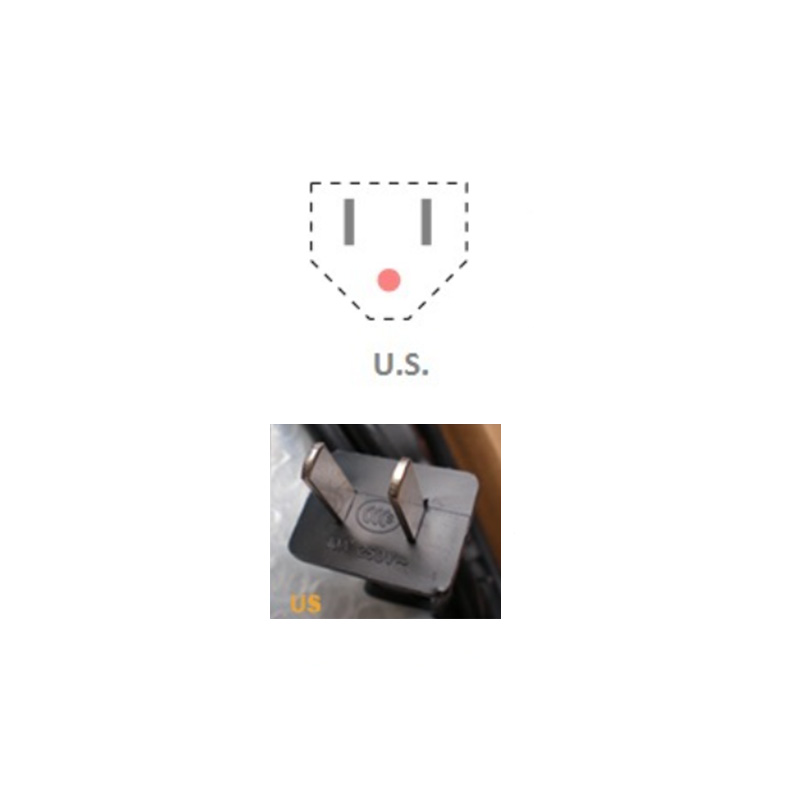 US wall socket adapter