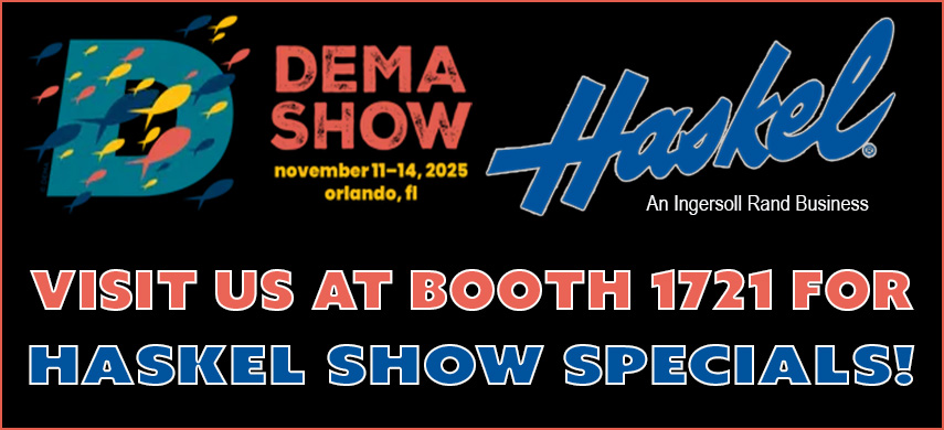 See You at DEMA Show 2025 Booth #1721 - Ask About Haskel Show Specials!
